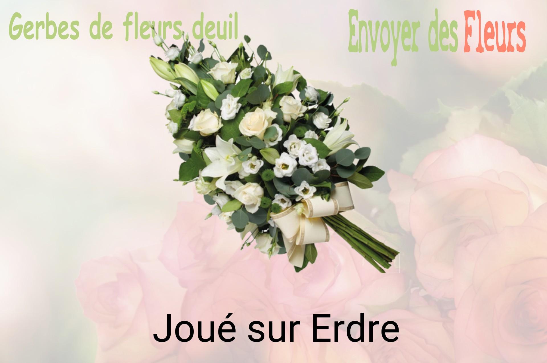 Gerbe de fleurs de deuil livrée à Joué-sur-Erdre